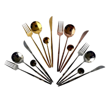 24 Pcs Polished Cutlery Set